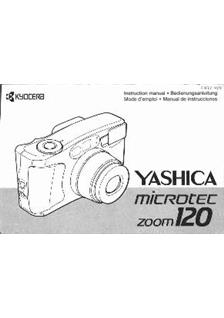 Yashica Microtec Zoom 120 manual. Camera Instructions.